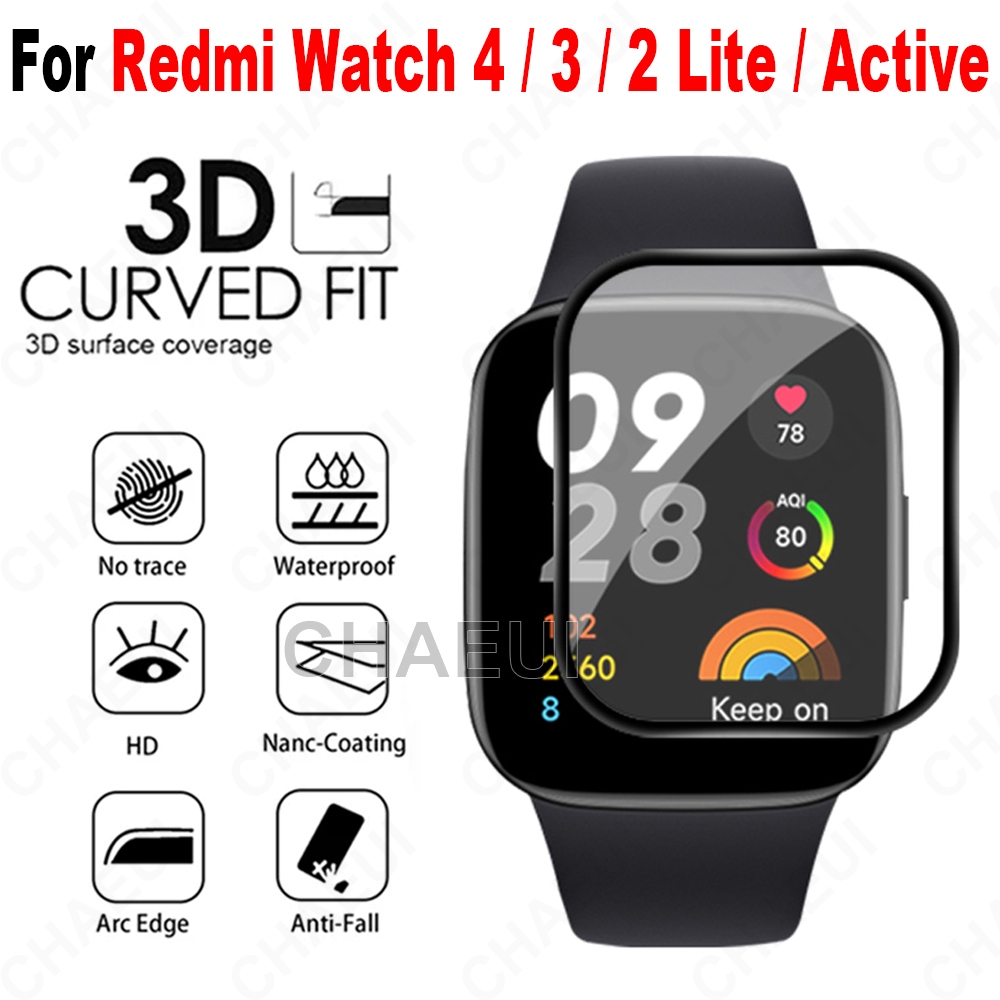 3D ฟิล์มกันรอยหน้าจอสําหรับ Redmi Watch 6 5 Active Lite / Redmi Watch 4 3 2 Lite /  Mi Watch Lite