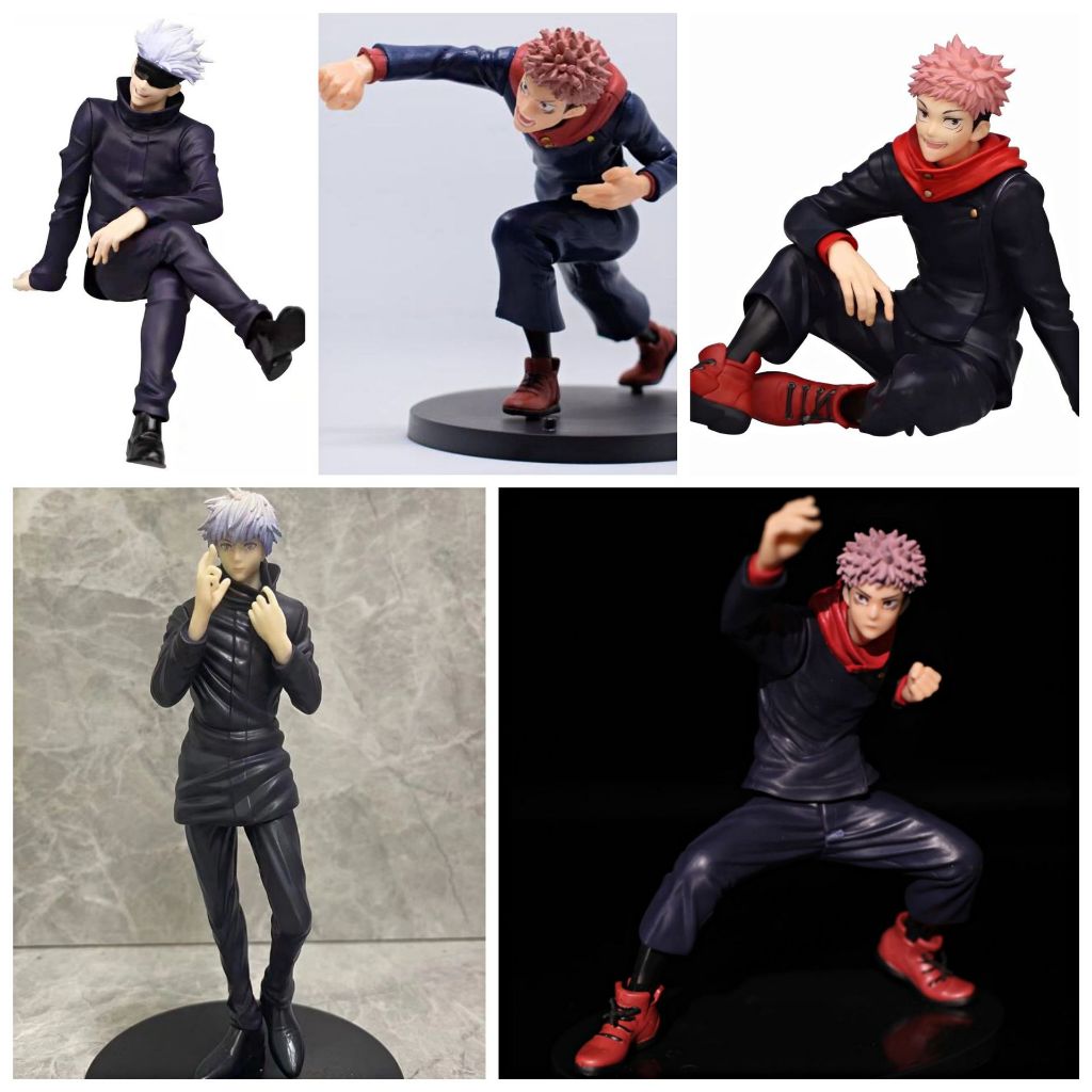 💥 จัดส่งจากประเทศไทย 💥โมเดลฟิกเกอร์ Jujutsu Kaisen Satoru Gojo Geto Suguru Okkotsu Yuta Yuji ของเล่นสําหรับเด็ก 6 ชิ้น