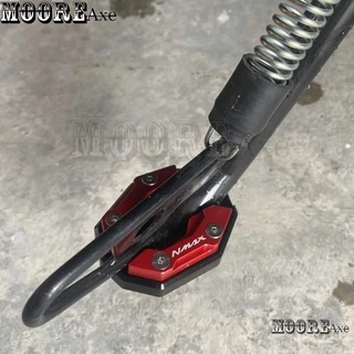 ร้อน! Mooreaxe รถจักรยานยนต์สําหรับ Nmax 155 V1 V2 V3 Nmax155 2012-2023 2025 2026 Turbo neo CNC ขาตั้งด้านข้างรองเท้าแบนเท้า Kickstand Pad มอเตอร์สนับสนุนเครื่องขยายเสียง JCWDQ