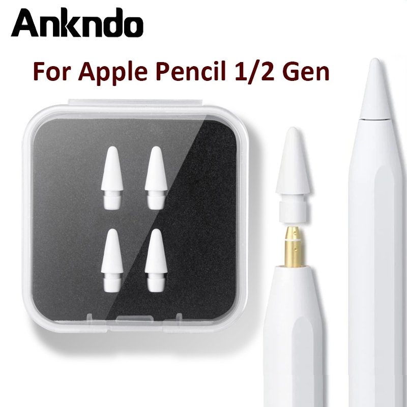 Ankndo หัวปากกาสไตลัส แบบเปลี่ยน สําหรับ Pencil Gen 1/2 ไอแพดแอร์