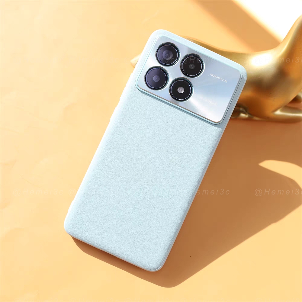 สําหรับ Xiaomi Poco X6 Pro เคสแข็ง PC + PU เคสโทรศัพท์