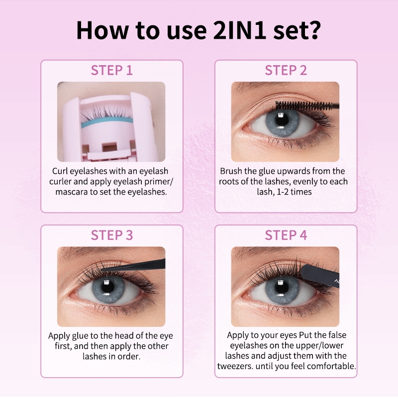 Mlen Diary สไตล์ยุโรปและอเมริกา ขนตาปลอม,เทอร์เรียขยาย 7-8 มม,สไตล์ 12-14-16mm หนาและยาว,D โยก,3 กระจุกติดตาข้างหนึ่ง,ขนตาปลอมที่สามารถนำกลับมาใช้ใหม่ได้ - รูปที่ 3