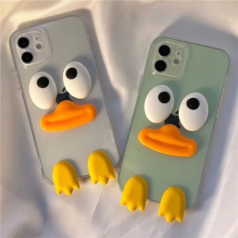 เคสโทรศัพท์มือถือ ลายเป็ดน่ารัก สร้างสรรค์ สําหรับ ของขวัญวันเกิด ของขวัญวันวาเลนไทน์ iPhone15promax 11 12pro 13 X XS XSMAX XR 7 8 7plus 8plus 11pro max iPhone13 15pro max iPhone11pro max