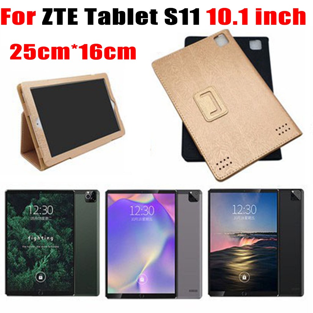 สําหรับ ZTE แท็บเล็ต S11 10.1 นิ้วคุณภาพสูง PU หนังแม่เหล็กผ้าไหมรูปแบบ Flip Stand Cover ZTE แท็บเล็