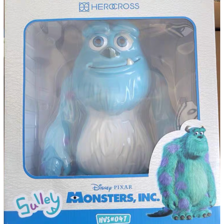 ตุ๊กตาฟิกเกอร์ Disney HEROCROSS Monsters University Fur Monster James Sullivan ของเล่นสําหรับเด็ก