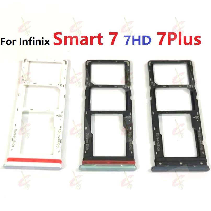 ถาดซิม (sim tray) สําหรับ Infinix smart 7 HD Plus X6515 X6516 X6517