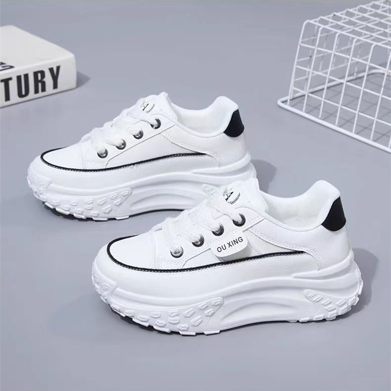 รองเท้า Daddy หนา 6.5 ซม. All-Match Breathable High-Appearance น้ําหนักเบา