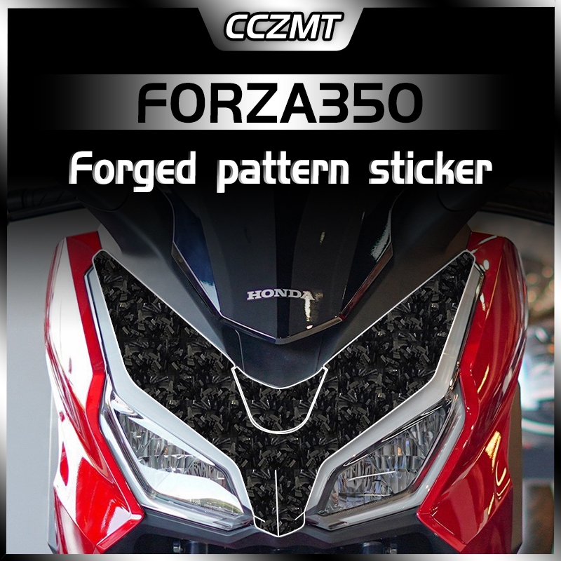 สติกเกอร์คาร์บอนไฟเบอร์ ป้องกันถังน้ํามันเชื้อเพลิง ดัดแปลง สําหรับ HONDA FORZA 350 Forza350 2023