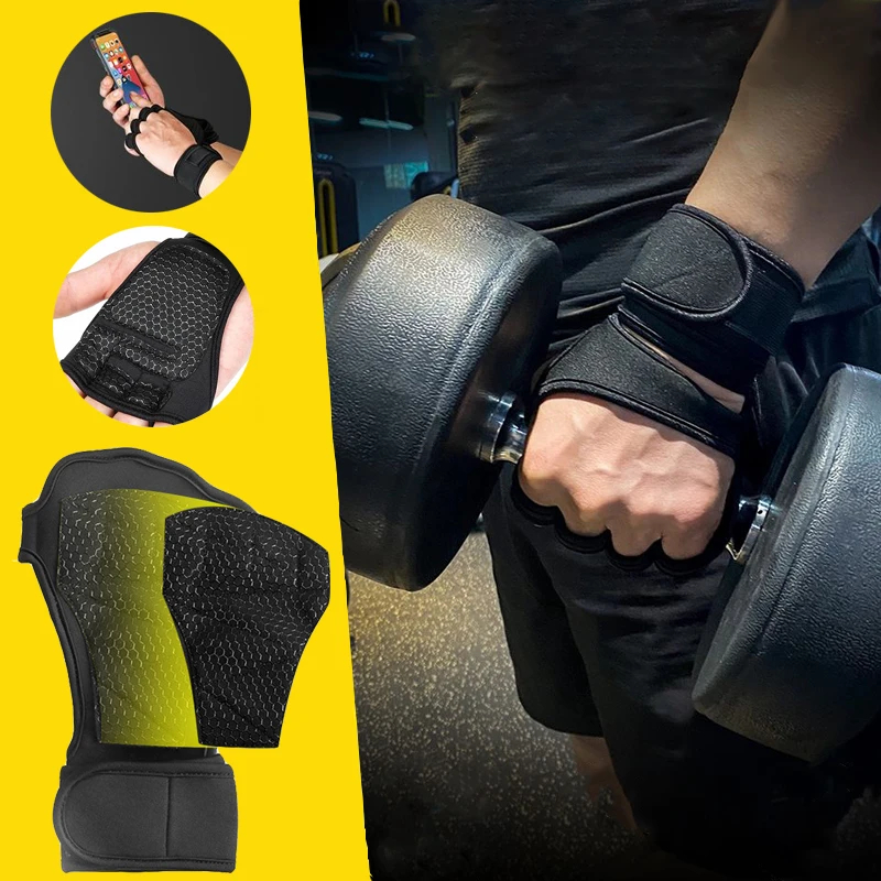 ผู้ชาย ผู้หญิง ถุงมือยกน้ําหนัก กันลื่น สายรัดข้อมือ ปรับได้ ฟิตเนส ออกกําลังกาย เพาะกาย ดัมเบล บาร์เบล ถุงมือ ครอสฟิต EE628 - รูปที่ 6