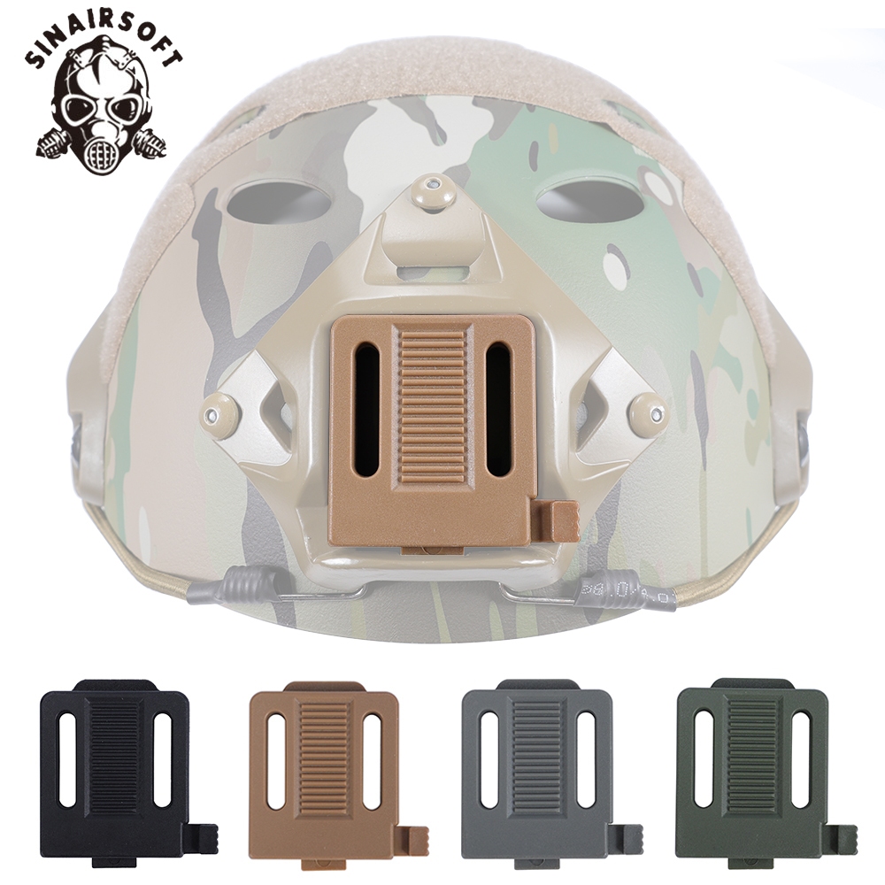 Sinairsoft ยุทธวิธี Fast อุปกรณ์เสริมหมวกกันน็อค NVG Mount Adapter สําหรับหมวกกันน็อค Fast VRS Shrou