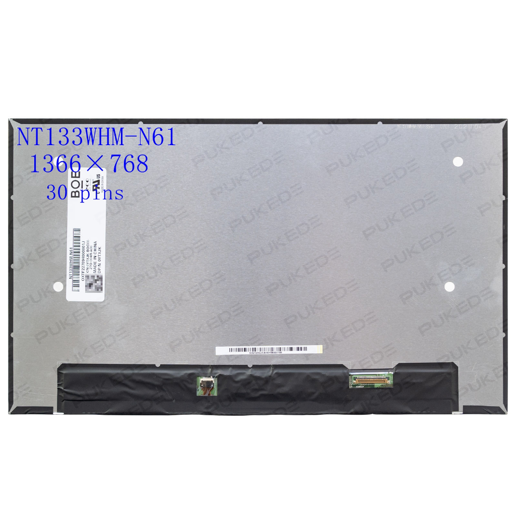 13.3 นิ้วหน้าจอ LCD NT133WHM-N61 B133XTN03.1 M133NWR9 R0 สําหรับ Dell Latitude 5300 5310 7300 7310 N