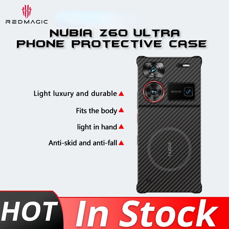 Nubia Z60 Ultra Case Ultra Thin Kevlar 's วัสดุปกหลังสําหรับ ZTE Nubia Z60 Ultra Z60Ultra 5G เคสโทรศัพท ์