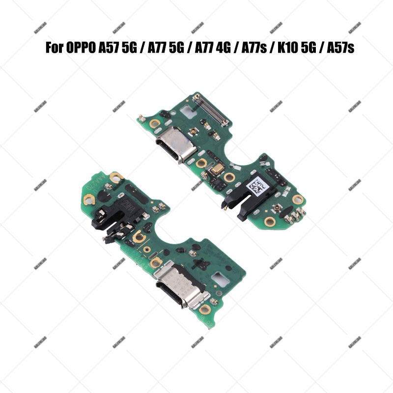บอร์ดชาร์จ USB สายเคเบิลอ่อน สําหรับ OPPO A57 5G A77 5G A77 4G A77s K10 5G A57s