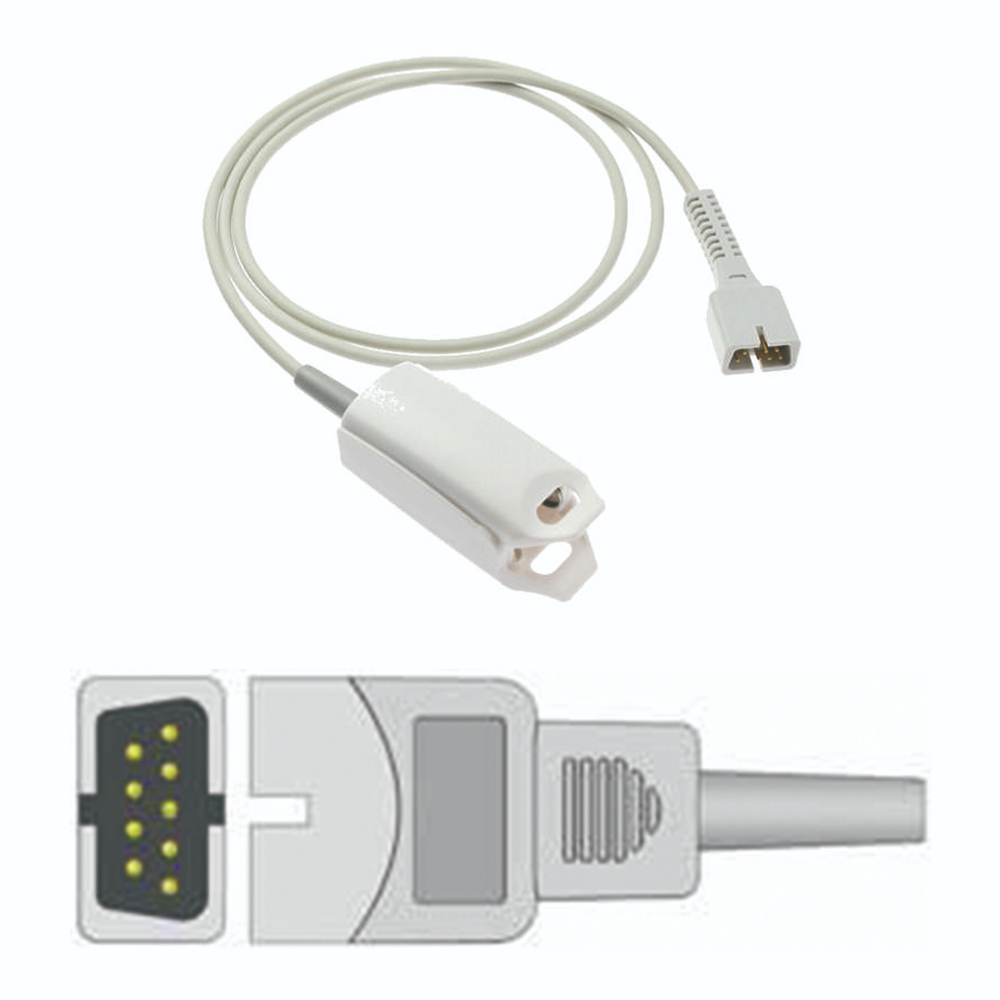 เข้ากันได้กับ Rossmax Reusable Pulse ผู้ใหญ่ SPO2 Sensor Finger Pulse SPO2 Sensor แบบพกพา PULSE Rate