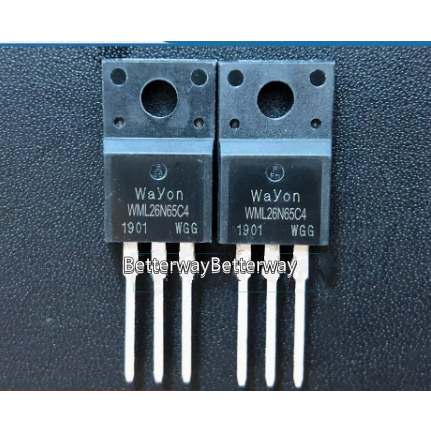 5pcs WML26N65C4 ใหม่ 26A/650V MOS field effect Tube tertiary Tube TO-220F แพคเกจพลาสติก