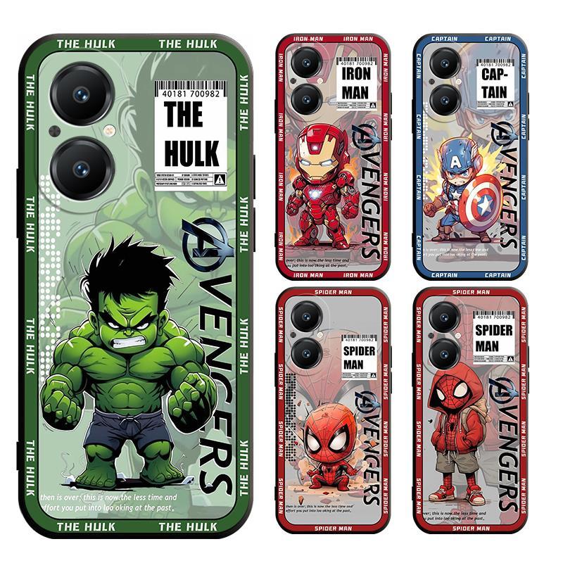 เคส realme C75 C75x C65s note 60 60x 50 C67 C63 C61 C31 C65   นิ่ม ลาย the hulk iron man สําหรับ