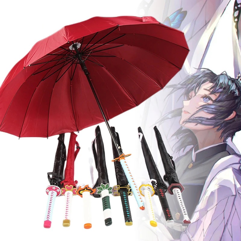 อะนิเมะ Bleach Katana ร่ม Kurosaki Ichigo คอสเพลย์ Prop ยาว Parasol Toushirou Aizen Sousuke Ninja Samurai ดาบร่มของขวัญ