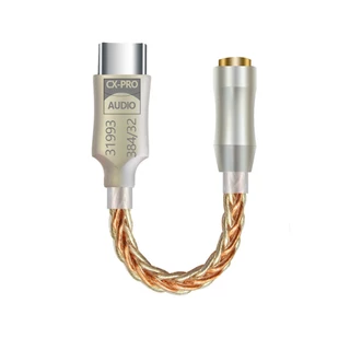 Cx31993 อะแดปเตอร์แปลงเสียง HiFi DAC USB C เป็นแจ็ค 3.5 มม. 32Bit 384kHz USB Type-C AUX