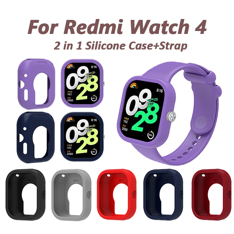 เคสซิลิโคนนิ่ม พร้อมสายคล้อง สําหรับ Redmi Watch 4 Redmi Watch 4