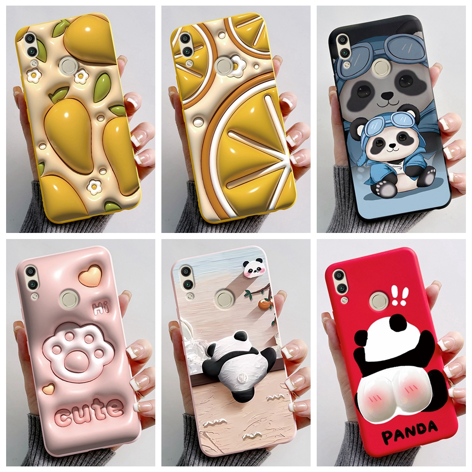 เคสโทรศัพท์ซิลิโคน TPU แบบนิ่ม พิมพ์ลายแพนด้า สําหรับ Huawei Honor 8X 8C 8X 8C