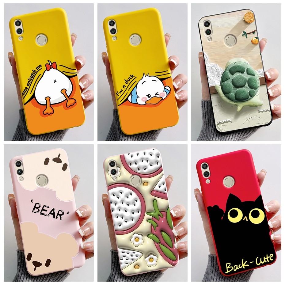 เคสซิลิโคนนิ่ม เนื้อแมตต์ ลายเป็ด สําหรับ Honor 8C Honor 8X New 2023 Honor8C 8 X