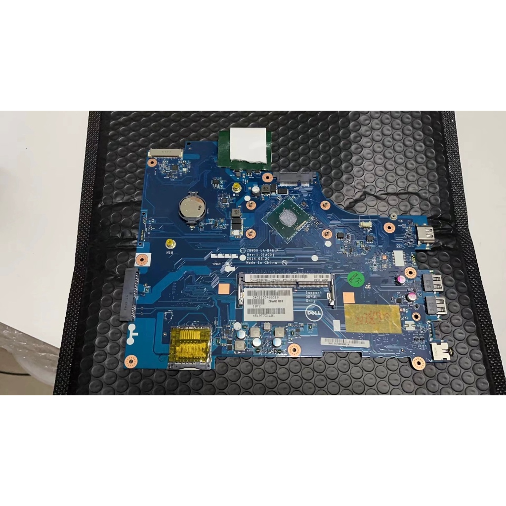 DELL 15 3531 เมนบอร์ด ZBW00 LA-B481P 028V9W N2830 CPU