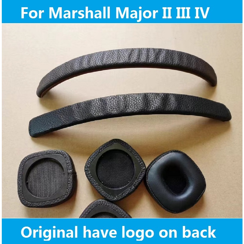 ของแท้ อะไหล่ที่คาดศีรษะหนัง แบบเปลี่ยน สําหรับหูฟัง Marshall Major II III IV 2 3 4