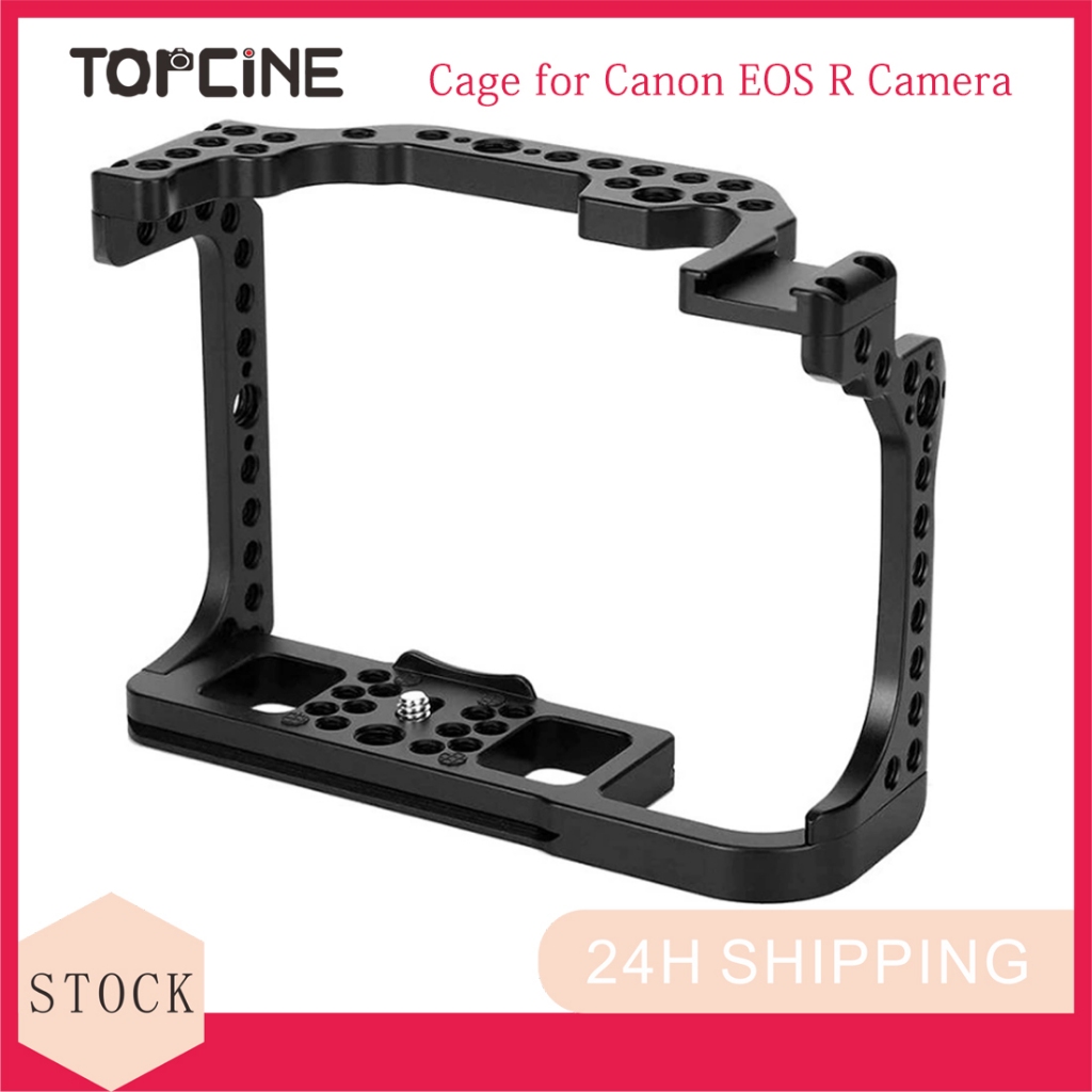 Topcine EOS R กล้องสําหรับ Canon EOS R กล้อง, Video Shooting Cage Rig Filming อุปกรณ์เสริม 3/8 Arri 