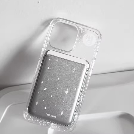 เคสโทรศัพท์มือถือ พร้อมช่องใส่บัตร สีเงิน สําหรับ Iphone 15pro 15promax 14 4pro 14promax 13 13pro 12pro 12Promax