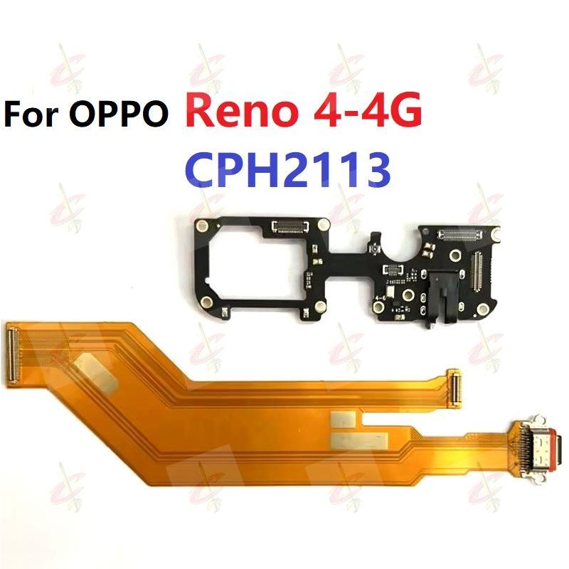 แพรตูดชาร์จ ตูดชาร์จ (Charging board) สําหรับ OPPO Reno 4 CPH2113 แพรต่อจอ (Board Flex)