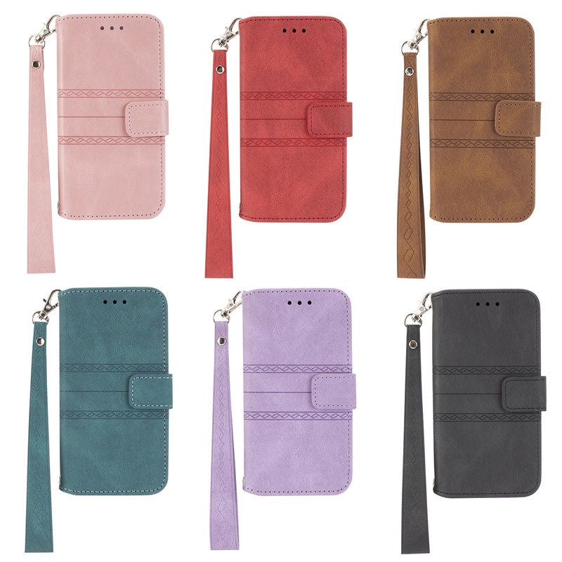 ปลอกสําหรับ ไอโฟน 14 15 บวก มือโปร สูงสุด ช่องใส่การ์ดหลายช่องสายคล้องมือหนังกระเป๋าสตางค์กรณีพลิกปก
