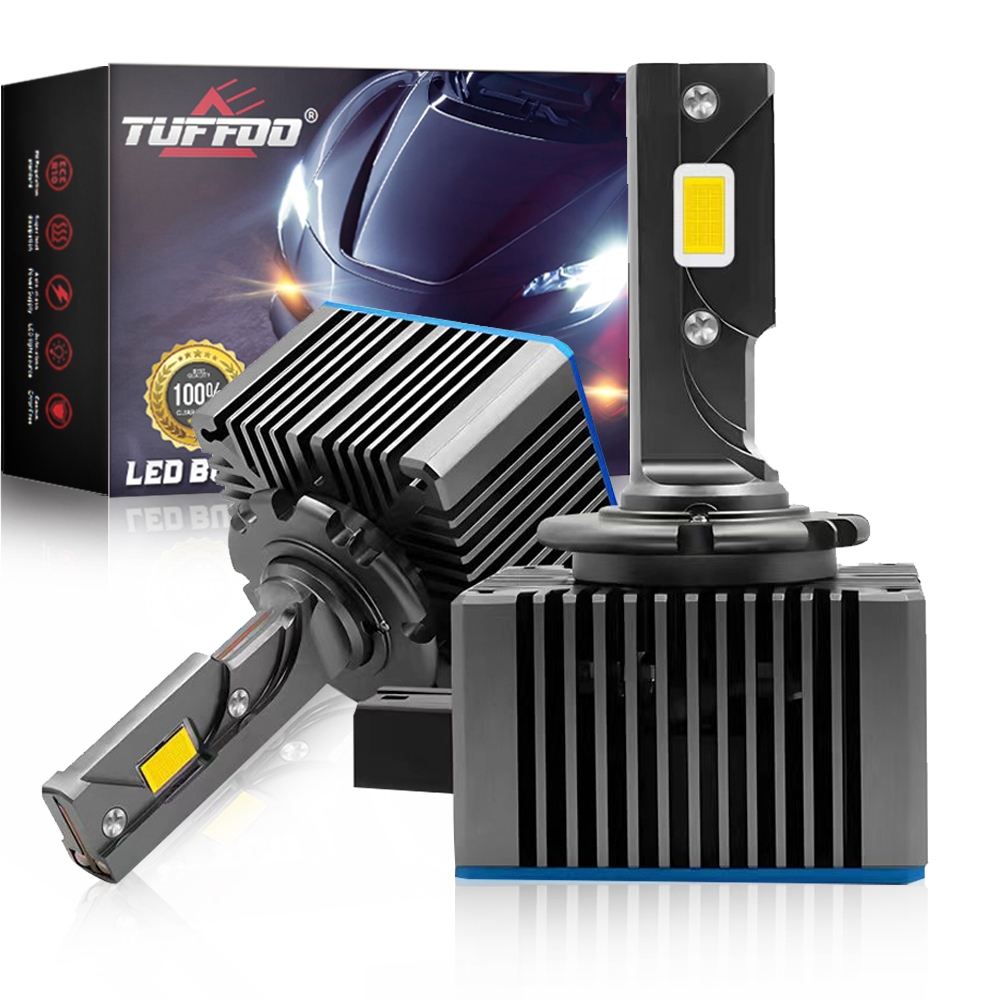 Tuffoo หลอดไฟซีนอน Led 30000LM D1S D2S D2R D3S D4S D4R D8S Triton D5S  แบบเปลี่ยน สําหรับรถยนต์ 2 ชิ้น