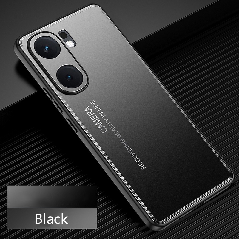 อลูมิเนียมพ ่ นทรายแผ ่ นหลังสําหรับ IQOO NEO 9 8 Z7X Z7 VIVO X100 x100s Pro X90 Pro + X80 v30 v29 v