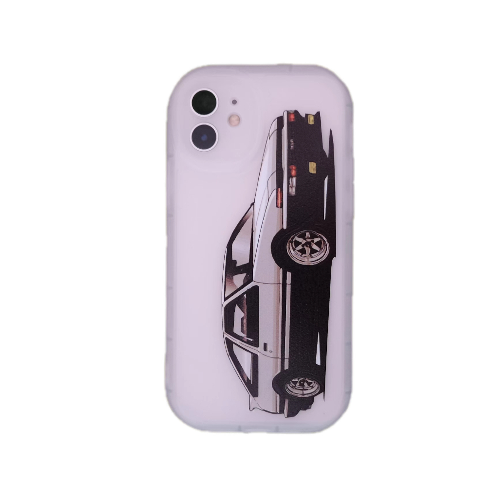 เคสโทรศัพท์มือถือ ผิวด้าน กันกระแทก ลายการ์ตูน Initial D AE86 แฟชั่น สําหรับ iPhone 15 14 13 12 11 X 8P 6P 7