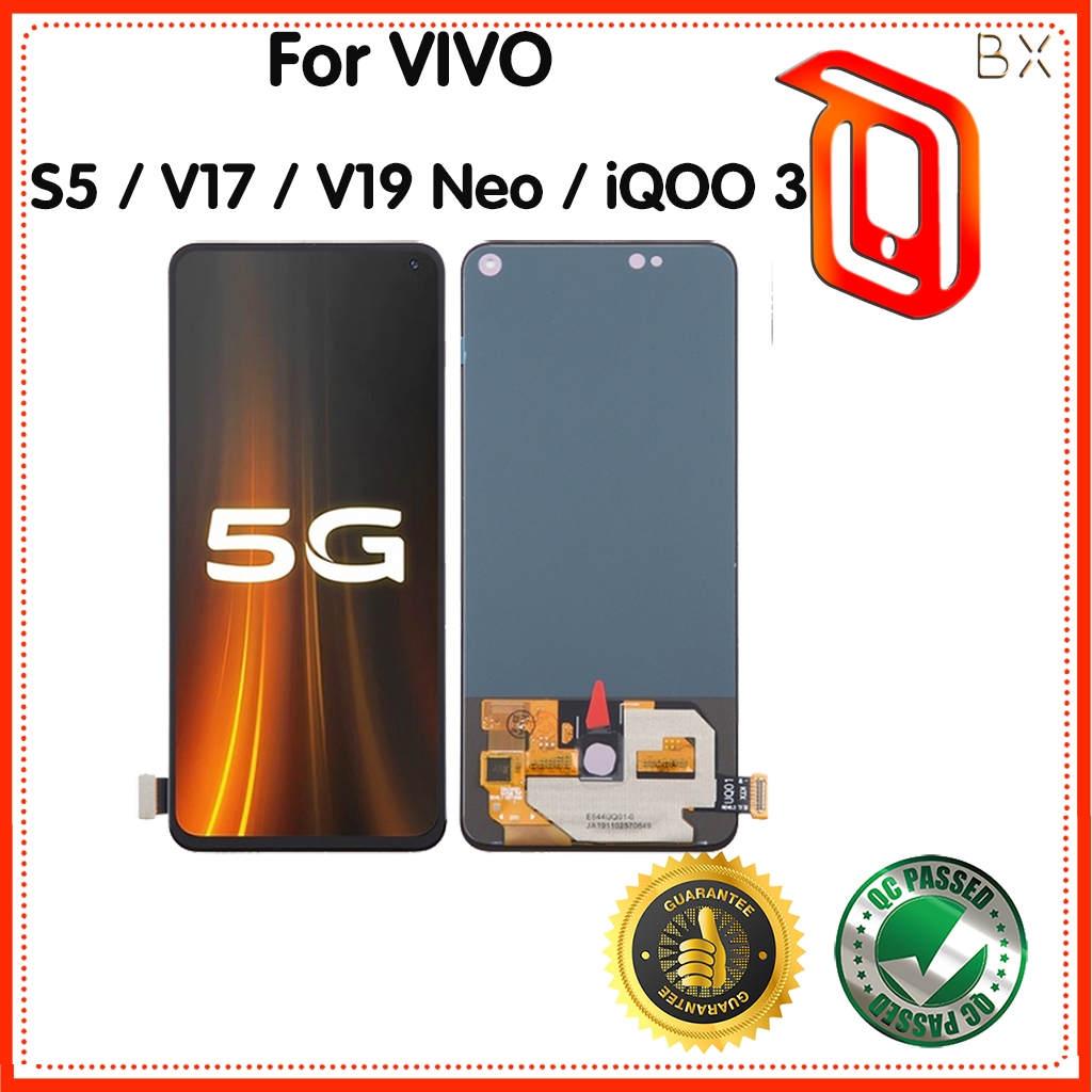 Oled หน้าจอ LCD สําหรับ vivo S5 / vivo V17 / vivo V19 Neo / vivo iQOO 3 หลัก ประกอบเต็มรูปแบบ