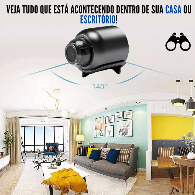 ใหม่ กล้องวงจรปิด WiFi HD 1080P ไร้สาย ขนาดเล็ก มองเห็นที่มืด เพื่อความปลอดภัยในบ้าน