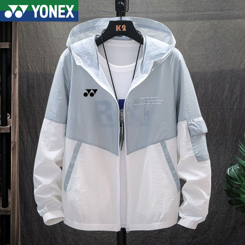 Yonex เสื้อแจ็กเก็ต ผ้าเรยอน กันแดด กันลม ทรงหลวม สไตล์เกาหลี แฟชั่นฤดูใบไม้ผลิ ฤดูหนาว สําหรับผู้ชาย และผู้หญิง
