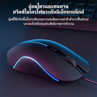 Acer M115 เมาส์มีสาย USB เอฟเฟคไฟ 800 1600 2400 3200DPI หลากสี สะดวกสบาย ทนทาน สําหรับ E-sports สํานักงาน การเรียนรู้