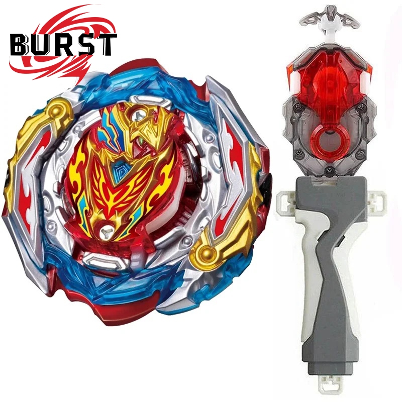 Beyblade Burst Launcher Handle Set B-201 Zest Achilles พร้อม Launcher Grip Beyblade ของเล่นเด็ก