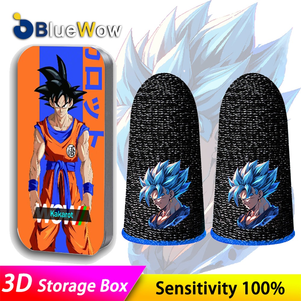 Bluewow ถุงมือเล่นเกม แบบสวมนิ้วหัวแม่มือ หน้าจอสัมผัส ไม่เป็นรอย สําหรับเล่นเกม