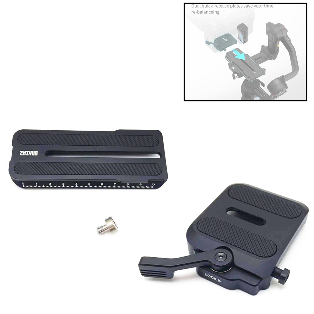 WEEBILL3 กล้อง Lower-Layer / Riser Upper-Layer Quick Release แผ่นสําหรับ ZHIYUN WEEKILL 3 Crane 4E