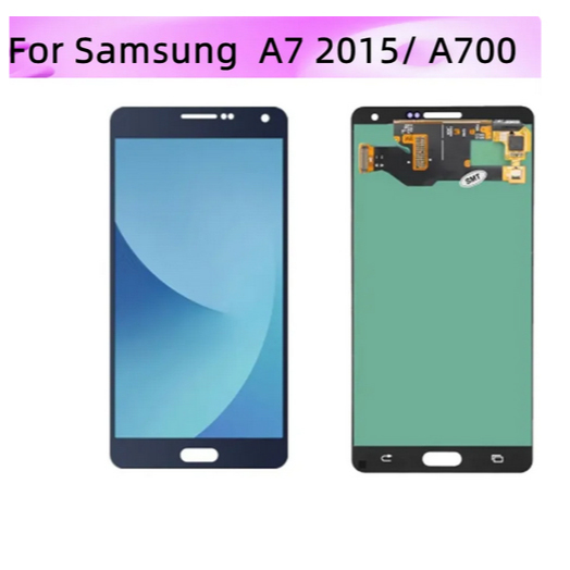 Super AMOLED หน้าจอสัมผัสดิจิทัล LCD 5.5 นิ้ว แบบเปลี่ยน สําหรับ Samsung A7 2015 A700 A7000 A700H A700F A700FD