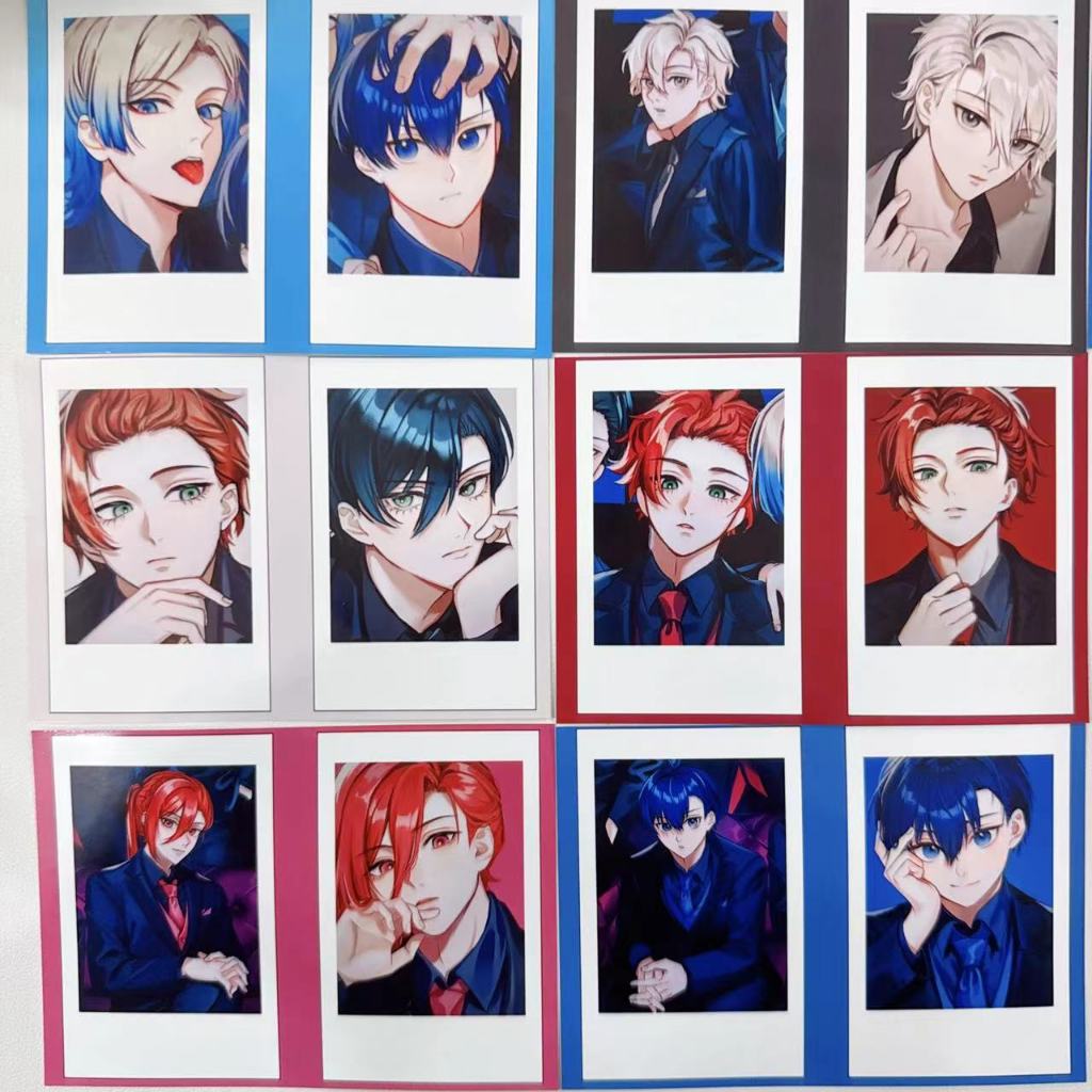 【CACG】Net Print BLUE LOCKโฟโต้การ์ด พิมพ์ลาย สีฟ้า