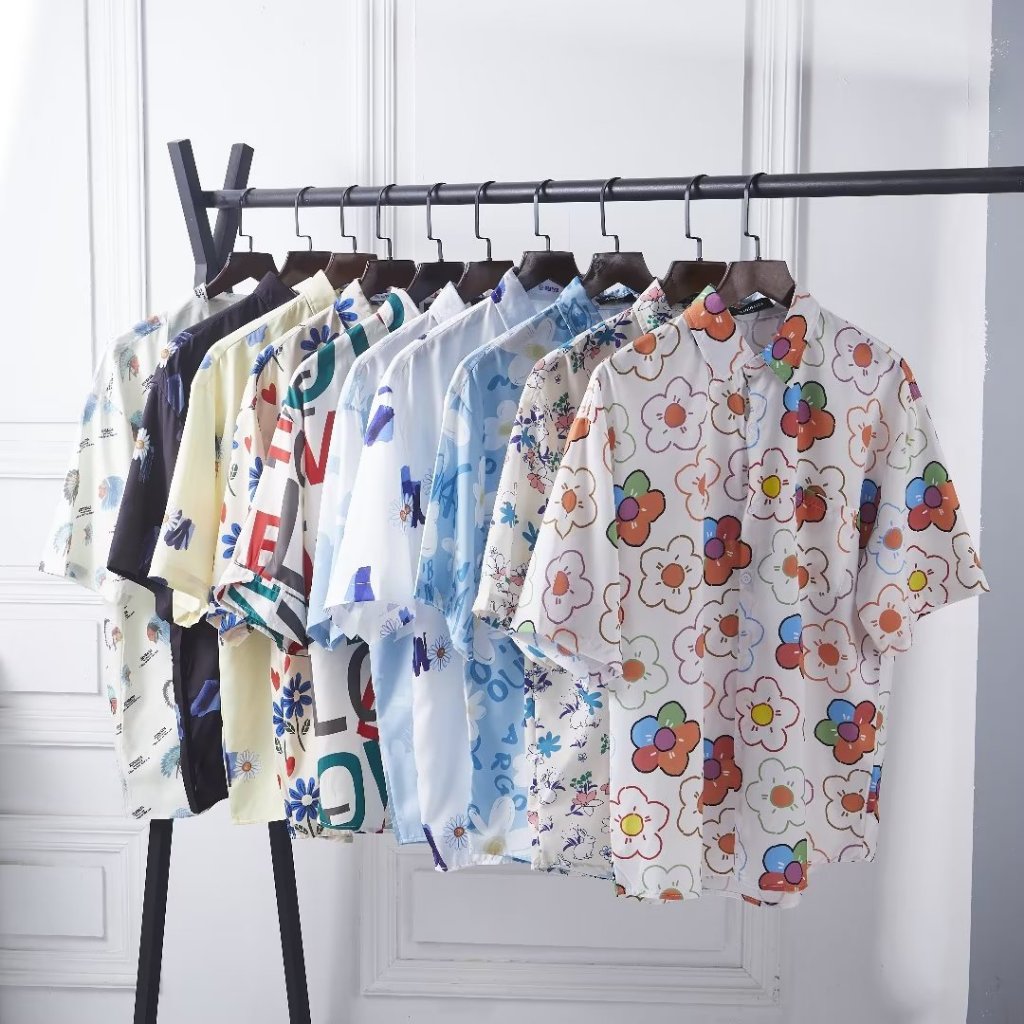 เสื้อผู้ชาย เสื้อฮาวาย หลายสไตล์ 100 แบบ รุ่น 8002