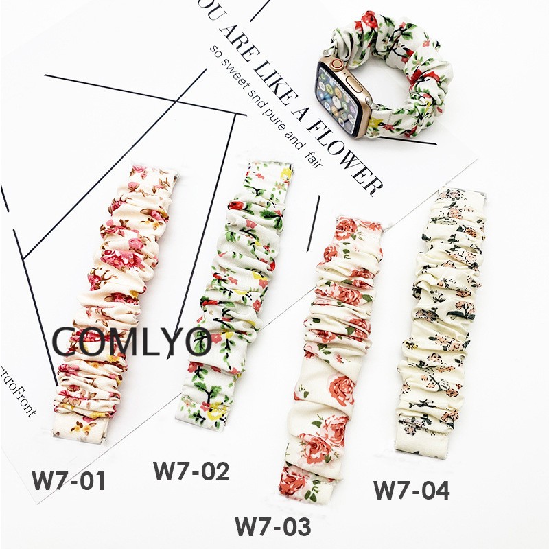 For IMILAB W11 สายนาฬิกาข้อมือสมาร์ทวอทช์ ผ้าฝ้าย แบบนิ่ม สําหรับผู้หญิง