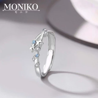 MONIKO แหวนคู่รัก ของขวัญวันวาเลนไทน์ หรูหรา เข้ากับทุกการแต่งกาย