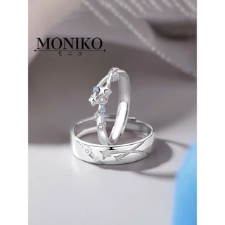 MONIKO แหวนคู่รัก ของขวัญวันวาเลนไทน์ หรูหรา เข้ากับทุกการแต่งกาย