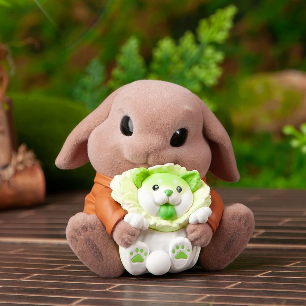 [ของแท้] ของเล่นตุ๊กตา Peter Rabbit Escape Plan X Vegetable Elf Series แฮนด์เมด สําหรับตกแต่ง