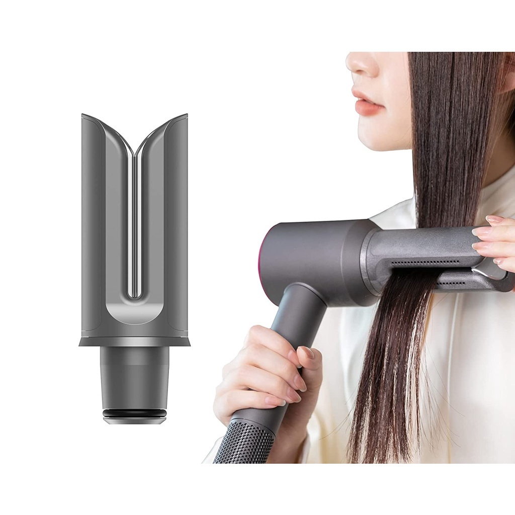 [พร้อมส่ง] อุปกรณ์ที่หนีบผมตรง สําหรับไดร์เป่าผม Dyson Supersonic HD01 HD02 HD03 HD04 HD07 HD08 (ติด