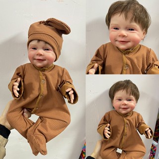 48 ซม.Reborn ตุ๊กตา Sebastian Smile Face Soft Cuddly Body เห…